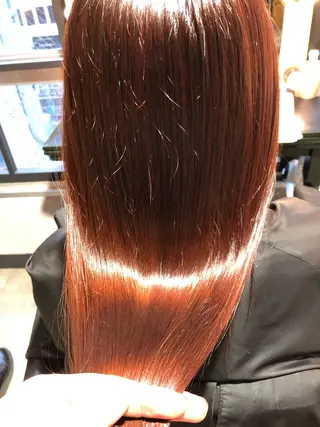 ロング 髪質改善縮毛矯正 リピートNo.1米倉のヘアスタイル