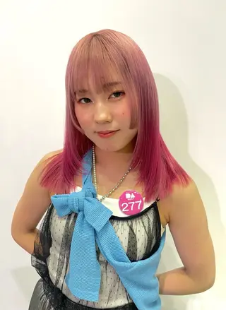 セミロング カラー サニーズ　バイ　コンクス所属・🌼みらん🌼 /副店長スタイリストのヘアスタイル