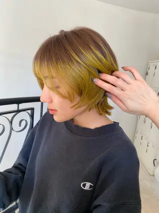 ショート カラー 🫧FERIA ﾌﾙｲﾁ ﾕｳｷ🫧のヘアスタイル