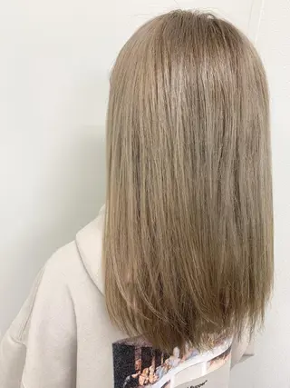 セミロング カラー 髪質改善&Spa fee by carrefour 大橋店[フィー・バイ・カルフール大橋]所属・stylist Yukieのヘアスタイル