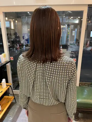 ミディアム カラー green登戸所属・🔹ハイトーン🔹 GINJIのヘアスタイル