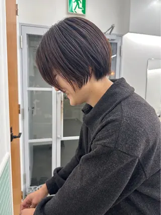 ショート ボブ/レイヤー/ケア パーマ/リュウタのヘアスタイル