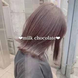 ミディアム カラー ヘアアレンジ メンズ キッズ お悩み解決美容師 💐AMIのヘアスタイル