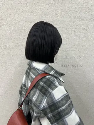 ショート カラー 美髪矯正/髪質改善/ 艶髪🤍伊藤梨紗のヘアスタイル