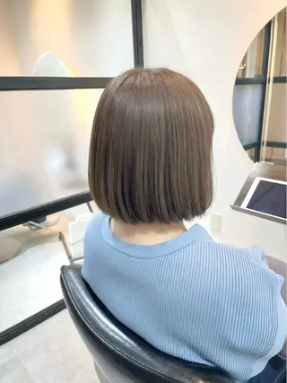 ミディアム カラー 【ニュアンスカラー・ 髪質改善】スズキカナのヘアスタイル