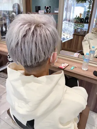 ショート メンズ メンズカット/メンズ パーマ堀切美里のヘアスタイル