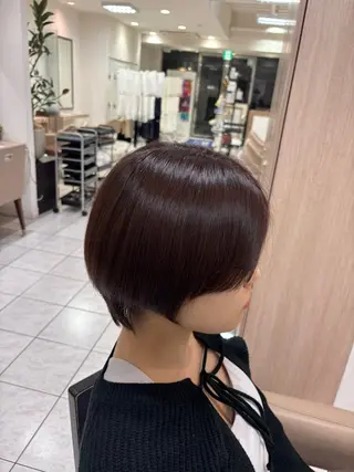 ショート カラー 🍒Ash国立 阿部妃南🍒のヘアスタイル