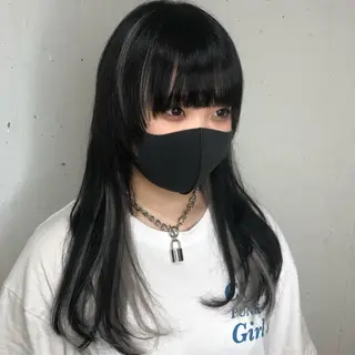 ロング カラー パーマ 八巻 晴香のヘアスタイル