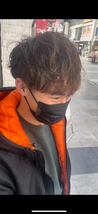 メンズ EARTH 山﨑龍馬のヘアスタイル