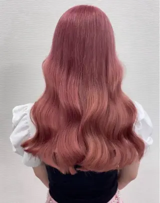 ロング カラー 🎀愛されピンク ラベンダー💜ゆいのヘアスタイル