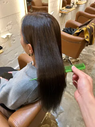 ロング カラー AMBERGLEAM Hair&Cloth Yoga所属・Ryo☘縮毛矯正/ パーマ/ブリーチ/のヘアスタイル