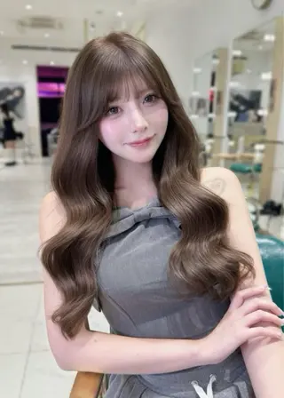 カラー 工藤 光未のヘアスタイル