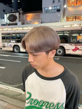 ショート カラー メンズ ハイトーン/ブリーチ /hikaruのヘアスタイル