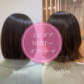 ショート パーマ 韓国風ヘア🐰 長谷川のヘアスタイル