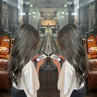 ロング カラー レイヤー/ボブ/ ミニボブ/AOIのヘアスタイル