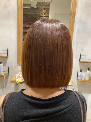 ショート カラー パーマ メンズ keshiki大名所属・安部 真輝のヘアスタイル