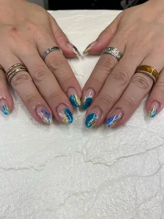 ミディアム NAILS&EYES LAX所属・naiIsalon cielのネイルデザイン