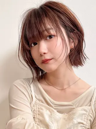 ショート カラー ショート/ ボブ/今井皓のヘアスタイル