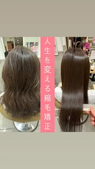 ロング 「くせ毛の神様」 大野銀也のヘアスタイル