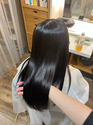 ロング 日置 はる菜のヘアスタイル