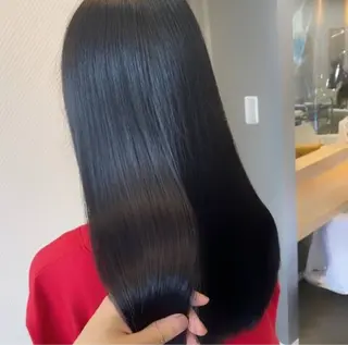 ロング マツイ ハルカのヘアスタイル