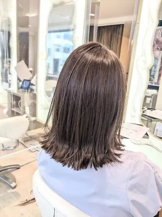 ミディアム カラー 小川 健治✨のヘアスタイル