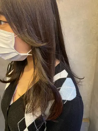 ミディアム カラー N°　jillva 腰山 菜々美のヘアスタイル