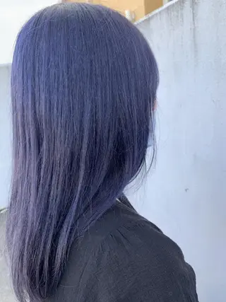 カラー ミディアム 村上 梨映のヘアスタイル