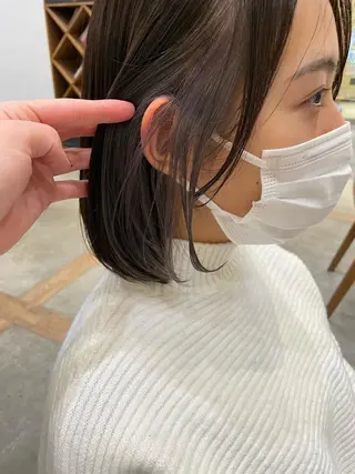 カラー OAK 学芸大学所属・秋葉萌　透明感カラー /レイヤー/ボブ♡のヘアスタイル