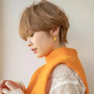 ショート パーマ ショート/レイヤー なら石井知希のヘアスタイル