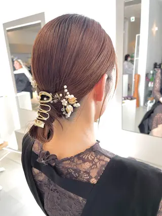 ヘアアレンジ 柴田泰秀sotti. 髪質改善/ブリーチのヘアスタイル