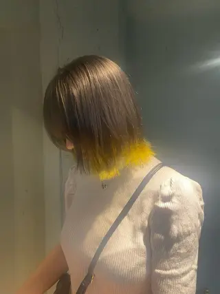 セミロング カラー 艶髪/髪質改善/ MONSO山本のヘアスタイル