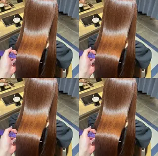 ロング カラー 髪質改善 /美髪矯正🫧ゆたかのヘアスタイル