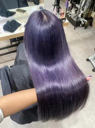 ロング 🌸cocomi🌸 透明感カラー🩶パリのヘアスタイル