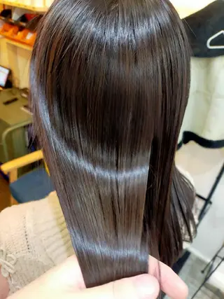 ロング カラー SUN GLOW サングロウ所属・水素トリートメント/ 髪質改善/ナカノメのヘアスタイル