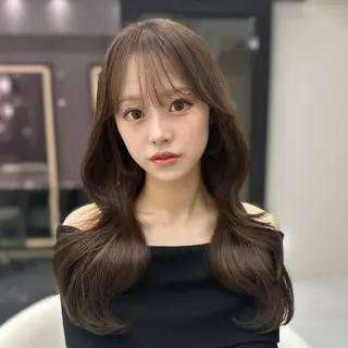 ロング 新宿/韓国レイヤー/ 髪質改善/佐藤航のヘアスタイル