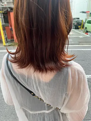 ミディアム カラー niche所属・niche　東 くるみ 🩰のヘアスタイル