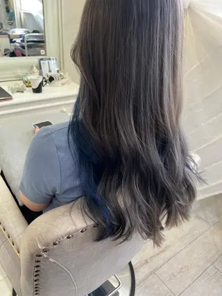 ロング カラー 🌈安藤愛/透明感 艶カラー🫧ROWのヘアスタイル