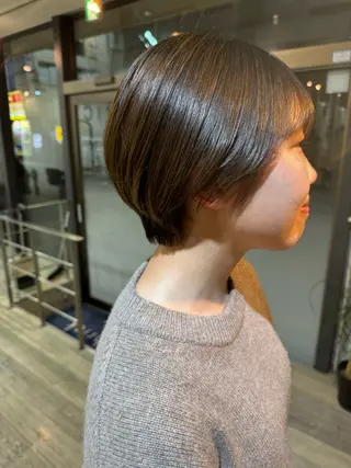 ショート 米元 春奈のヘアスタイル