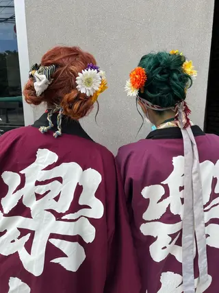 ヘアアレンジ AYANE 韓国ヘア /レイヤーカットのヘアスタイル