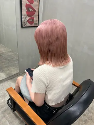 ミディアム カラー 艶カラー🫧 MOMOYOのヘアスタイル