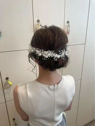 ヘアアレンジ 🍪ヨシイハルネ🍪 ラベンダーカラーのヘアスタイル