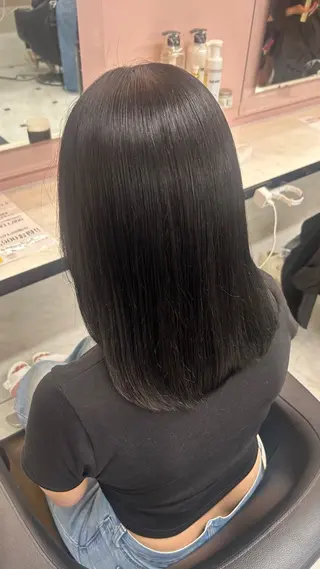 セミロング トレンドカラー/ ボブ🍒Yui🍒のヘアスタイル