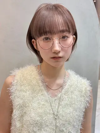 カラー 【レイヤー/ボブ】 落合 歩夢のヘアスタイル