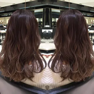 ロング カラー ブリーチカラー/ 岩破瑞希のヘアスタイル