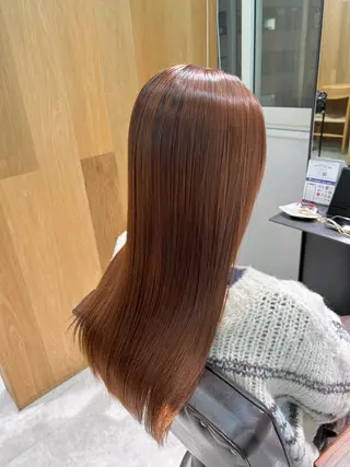 ロング 🩵縮毛矯正  髪質 改善 美髪🩵のヘアスタイル