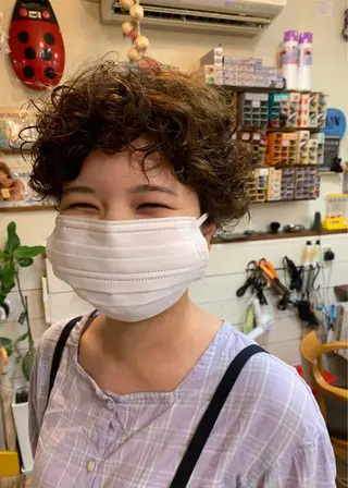 ショート ネイル “ととのう”ヘッドス パ🌿本多麻亜優のヘアスタイル