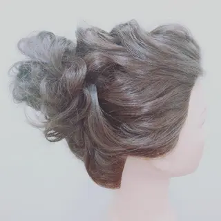 ロング ヘアアレンジ Hair&Make  Delight*のヘアスタイル