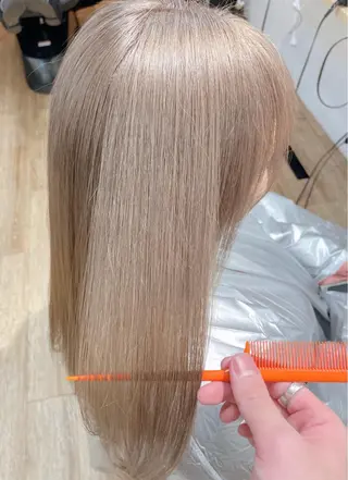 ロング カラー 渋谷/ハッシュ レイヤーカット/会田のヘアスタイル