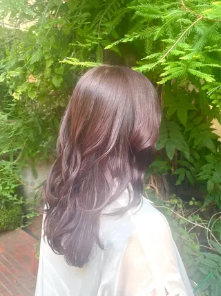 セミロング カラー miu /のヘアスタイル